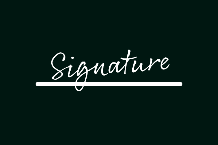 Signature